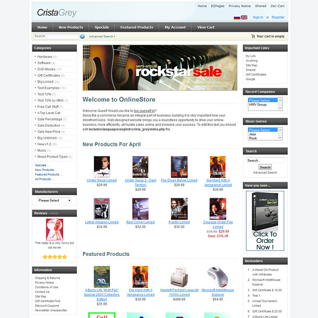 free zencart templates crista grey free zencart template free zencart templates crista grey free zencart template
